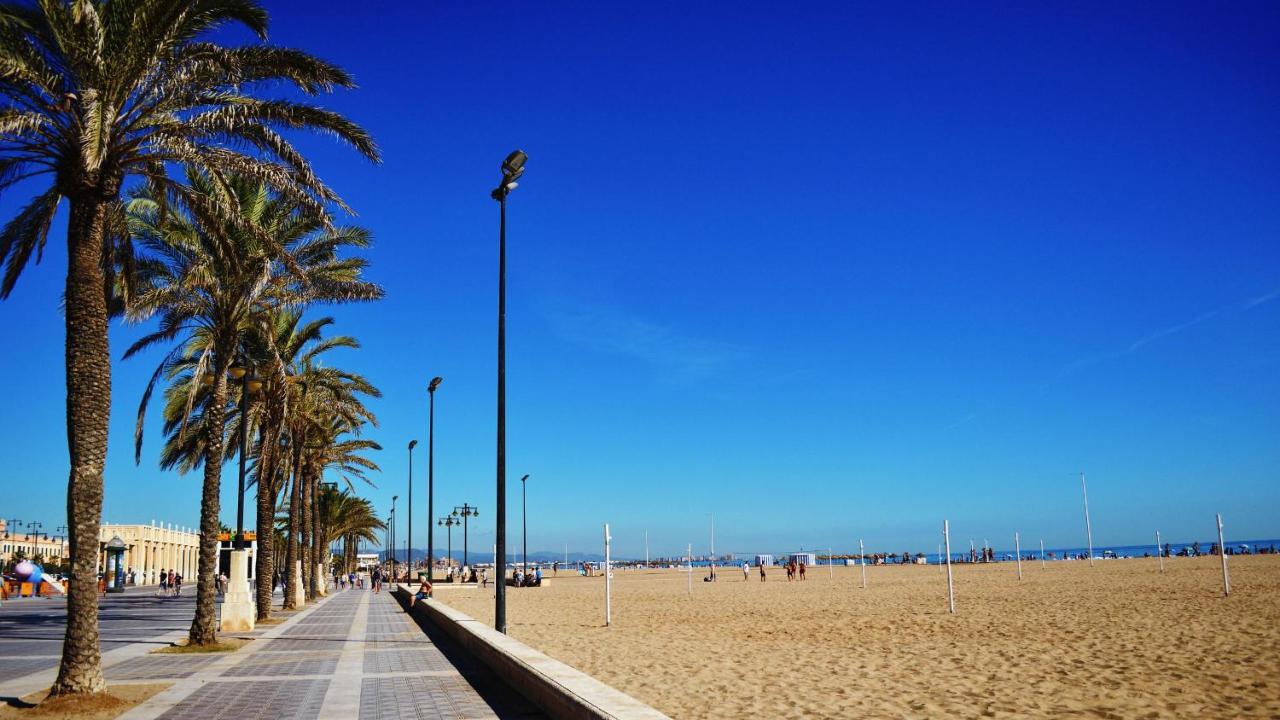 Malvarrosa Apartamento Valencia Luaran gambar